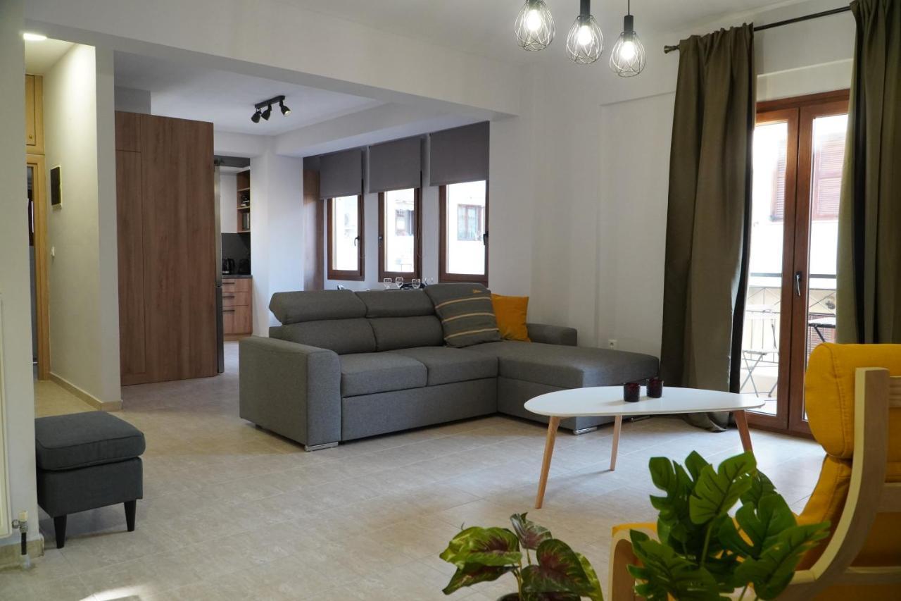 Modern Apartment In Οld Τown 테살로니키 외부 사진